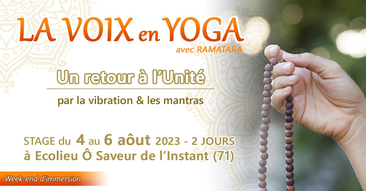 STAGE d'ÉTÉ - 2 JOURS : La Voix en Yoga (71)